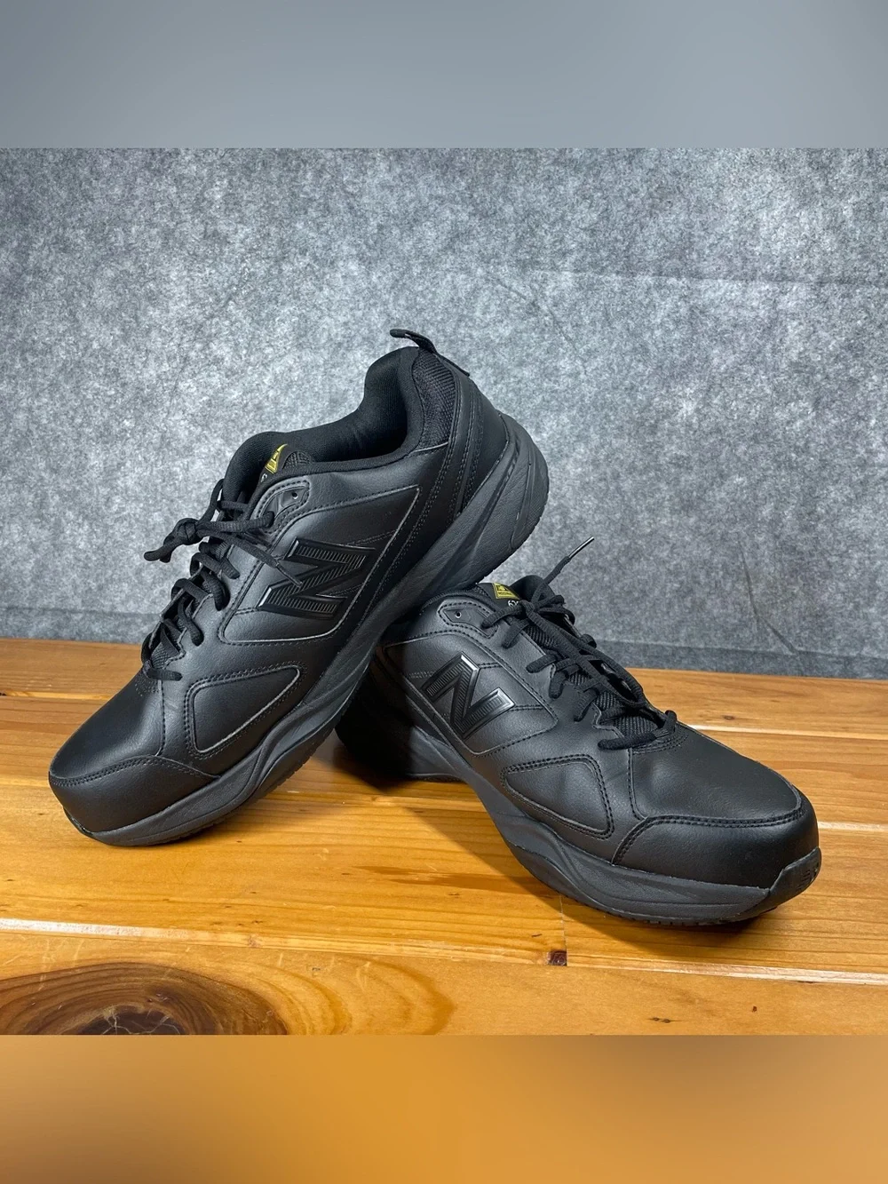 New Balance 626 Industrial Mens 15 4E Black Leather Slip Resistant Work Shoes